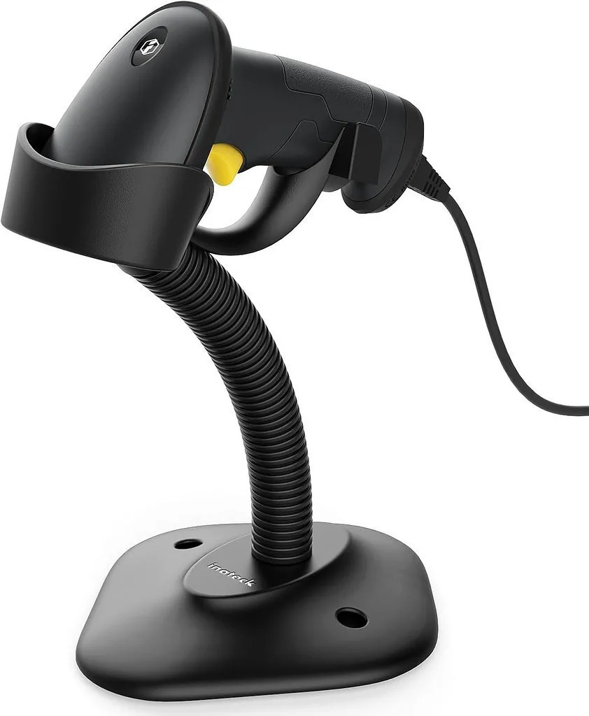 Inateck Scanner Χειρός Ενσύρματο με Δυνατότητα Ανάγνωσης 1D Barcodes BCST-33_BLACK - Image 1