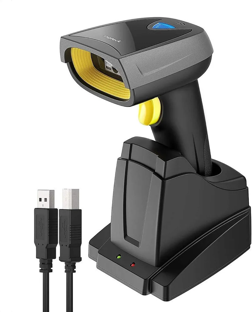Inateck Scanner Χειρός Ασύρματο με Δυνατότητα Ανάγνωσης 1D Barcodes BCST-52_BLACK - Image 1