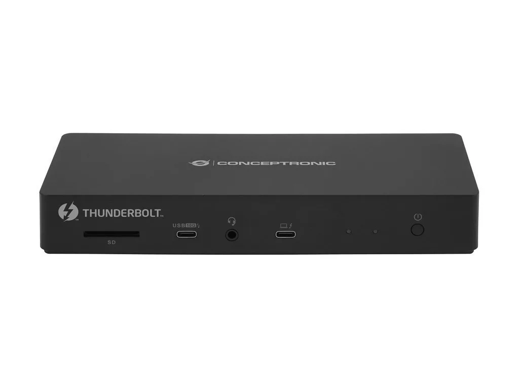 Conceptronic Thunderbolt 4 Docking Station με HDMI 4K PD Ethernet και σύνδεση 2 Οθονών Μαύρο (DONN30B) - Image 1