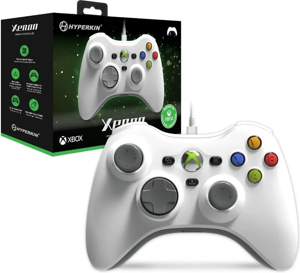 20250912140853_hyperkin_xenon_ensyrmato_gamepad_gia_pc_xbox_one_xbox_series_leyko.jpeg Hyperkin Xenon Ενσύρματο Gamepad για PC / Xbox One / Xbox Series Λευκό - Image 1