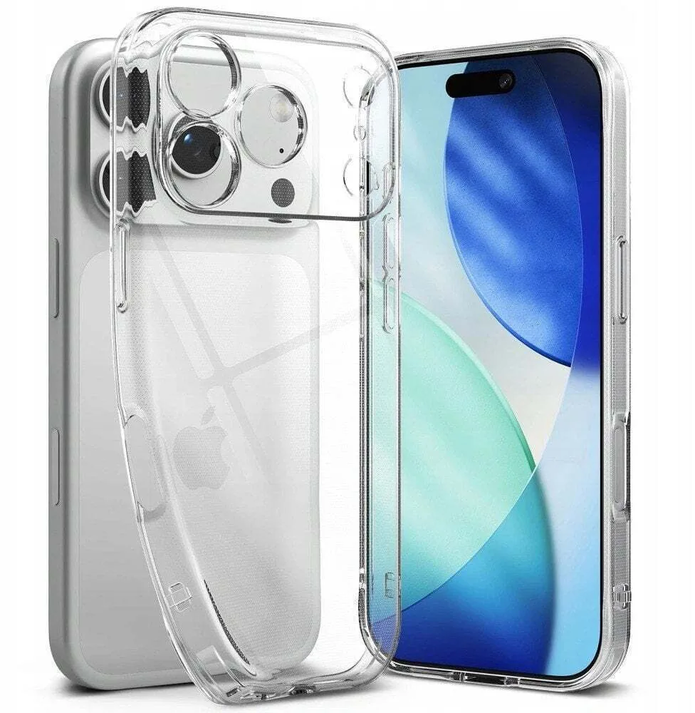Ringke Air Back Cover Σιλικόνης με Λουράκι Διάφανο (iPhone 17 Pro Max) - Image 1
