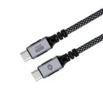 Conceptronic USB 2.0 Cable USB-C male - USB-C 100W PD Μαύρο 2m ETTA07B20