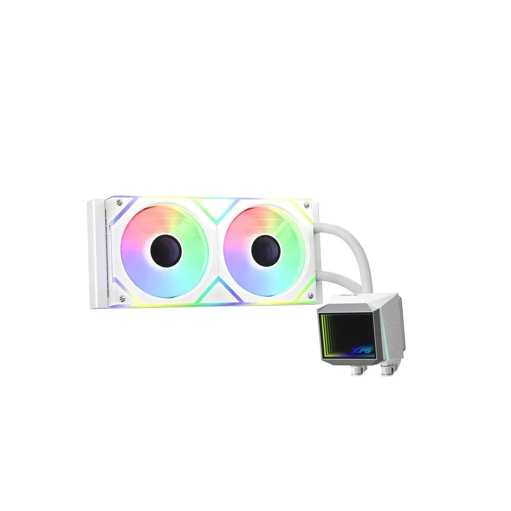 Adata XPG Levante II 240 Υδρόψυξη AIO CPU με 2 Ανεμιστήρες 120mm και ARGB Φωτισμό Λευκή - Image 1
