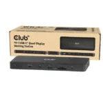 Club3D USB-C Docking Station με 4K PD Ethernet Μαύρο (CSV-2540)
