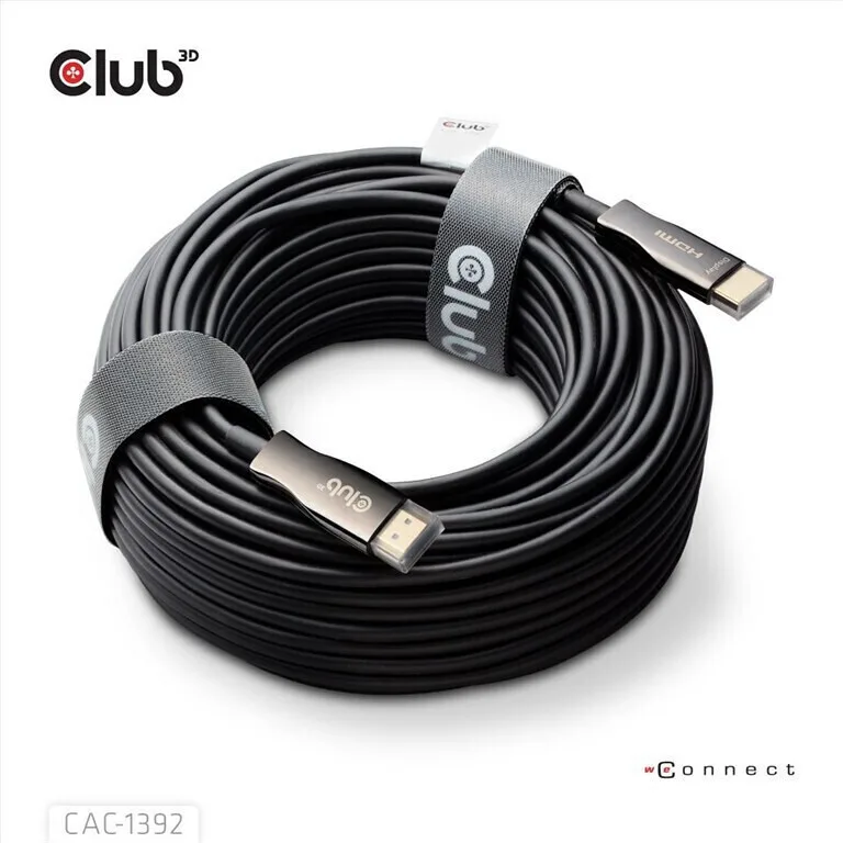 20250912152701_club3d_hdmi_2_1_cable_hdmi_male_hdmi_male_50m_mayro_cac_1393.jpeg Club3D HDMI 2.1 Ultra High Speed 48Gbps 4K 120Hz HDR VRR Cable HDMI male - HDMI male 50m Μαύρο CAC-1393 - Image 1