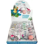 Μπρελόκ Ζωάκι Plantin Led Animals Sales Display 6 Items Each 4 Pieces