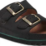 Scholl Air Bag Med Δερμάτινα Γυναικεία Σανδάλια Flatforms Μαύρα F215311004