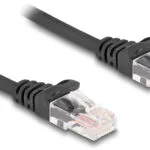 DeLock U/UTP Καλώδιο Δικτύου Ethernet 2m Μαύρο