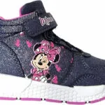 Disney Disneymarvel Jr Παιδικά Sneakers High με Σκρατς Navy Μπλε D3010210S