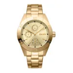 DKNY Nolita Γυναικείο Ρολόι 38mm Χρονογράφος Μπαταρίας με Χρυσό Μεταλλικό Μπρασελέ DK1L079M0025