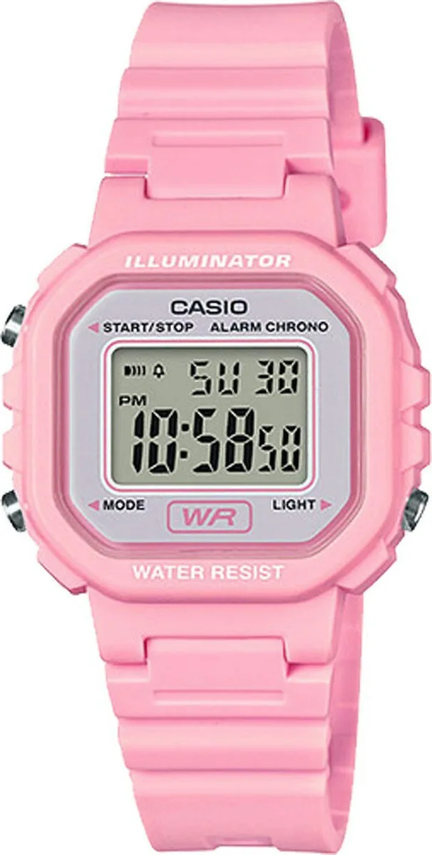 20250916022157_casio_psifiako_gynaikeio_roloi_30mm_chronografos_mpatarias_me_roz_kaoutsouk_louraki_la_20wh_4a1.jpeg Casio Ψηφιακό Γυναικείο Ρολόι 30mm Χρονογράφος Μπαταρίας με Ροζ Καουτσούκ Λουράκι LA-20WH-4A1 - Image 1