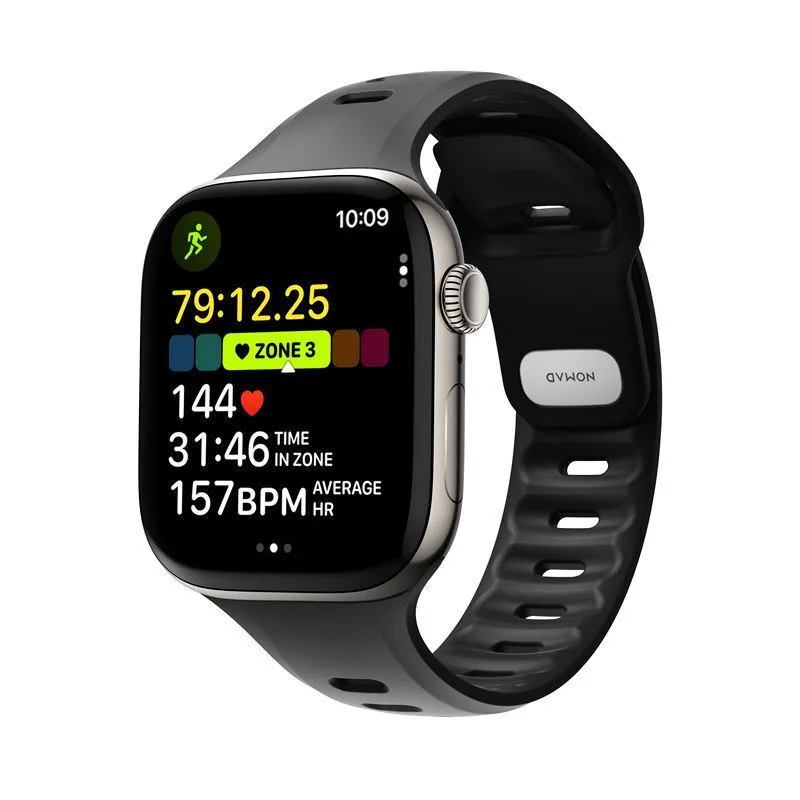 20250916114756_nomad_tempo_strap_compatible_apple_watch_45_46_mm_black.jpeg Nomad Tempo Strap Compatible Apple Watch 45 46 Mm Black - Image 1