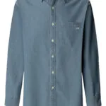 Pepe Jeans Μακρυμάνικo Πουκάμισο Med Indigo B PM309065-494