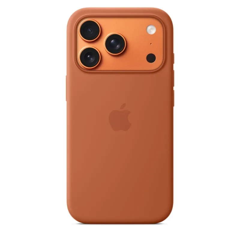 Apple Silicone Case with MagSafe Back Cover Σιλικόνης Terra Cotta (iPhone 17 Pro) MGFJ4ZM/A - Image 1