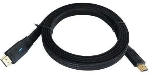 TB Print Flat Cable HDMI male - HDMI male 3m Μαύρο - Image 1