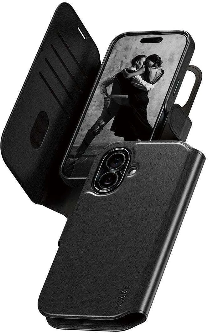 20250922131445_panzerglass_wallet_mayro_iphone_17.jpeg PanzerGlass Wallet Δερμάτινο / Πλαστικό Μαύρο (iPhone 17) CR29833 - Image 1