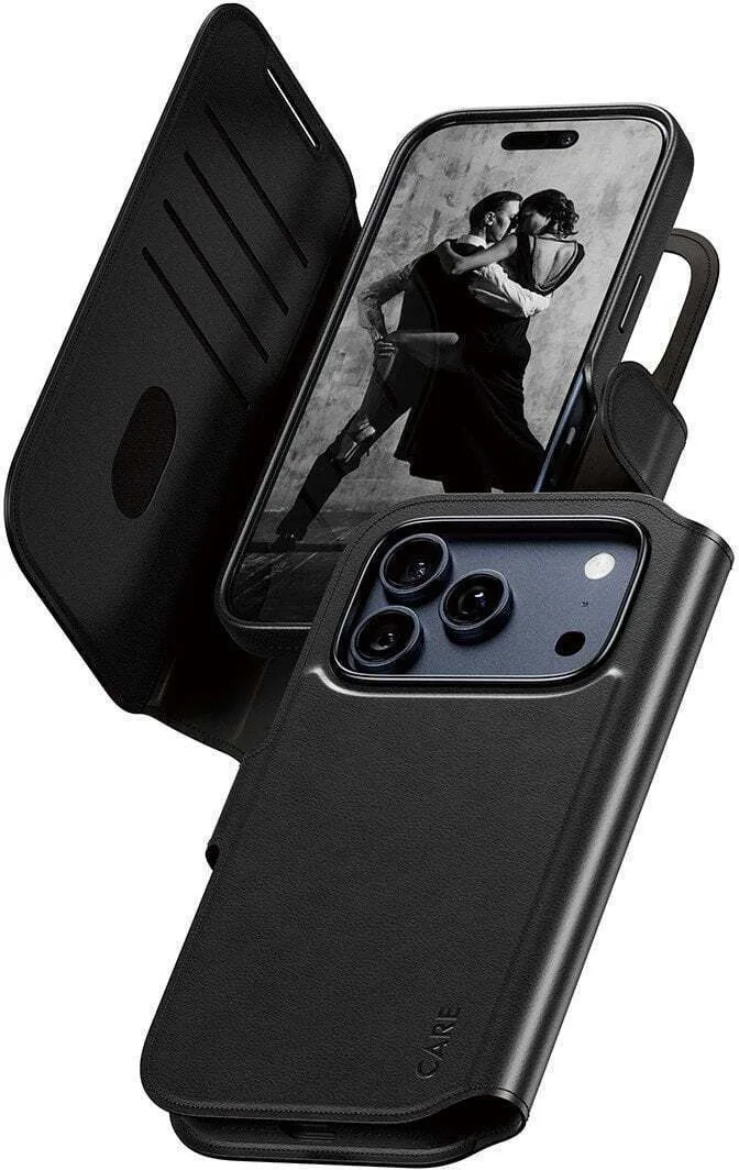 20250922131446_panzerglass_wallet_mayro_iphone_17_pro.jpeg PanzerGlass Wallet Δερμάτινο / Πλαστικό Μαύρο (iPhone 17 Pro) CR75454 - Image 1