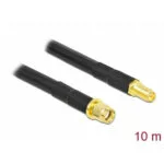 Delock Delock 90446 Extension Cable Rp-sma Connectors Lmr300 Cable Type 50 Ohm Impedance 10 M Cable