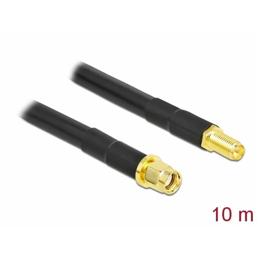 Delock Delock 90446 Extension Cable Rp-sma Connectors Lmr300 Cable Type 50 Ohm Impedance 10 M Cable - Image 1