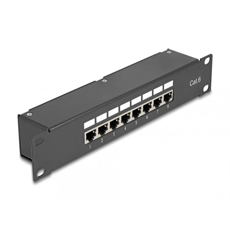 Delock Shielded Patch Panel 8 Ports Cat 6 Delock 43304 - Image 1