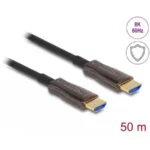 Delock Active Optical Hdmi Cable 8k60hz/4k144hz Metal Protection T-t 50m Delock 86034