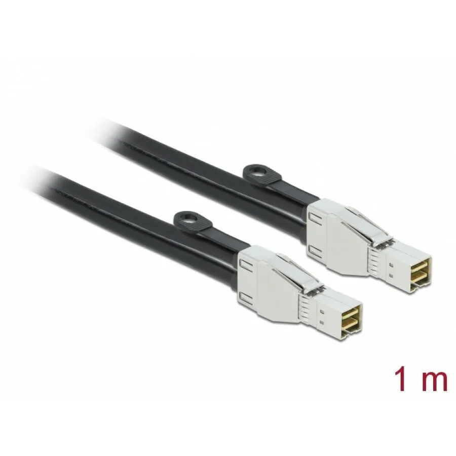 20250923122646_delock_pci_express_mini_sas_hd_sff_8674_to_sff_8674_cable_1m_delock_86621.jpeg Delock Pci Express Mini Sas Hd Sff-8674 To Sff-8674 Cable 1m Delock 86621 - Image 1