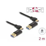 Delock Usb Type C Data Link Cable + Km Switch 2m Delock 83014