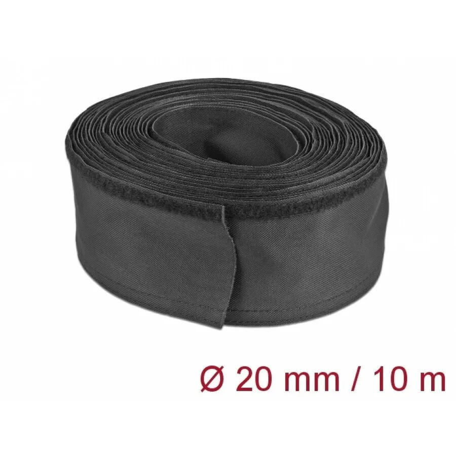 Delock Cable Organizer Delock 19193 Velcro 2 Cm Width 10 M Length Black - Image 1