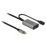 Delock Active Usb 3.1-c Gen 1 To Usb-a T-m Cable 5m Black Delock 85391