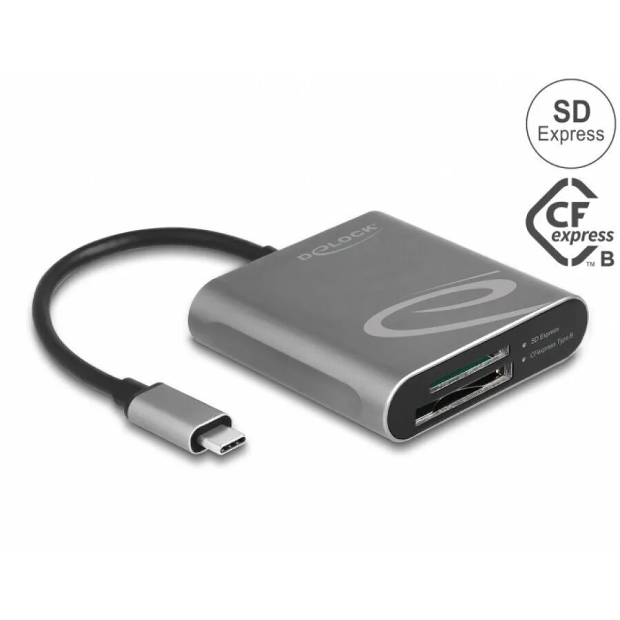 Delock Usb Type C Card Reader Sd Express Cfexpress Delock 91000 - Image 1