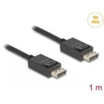 Delock Displayport 2.1 Coaxial Cable 16k60hz 8k120hz 4k240hz 80gbps T-t 1m Delock 80491