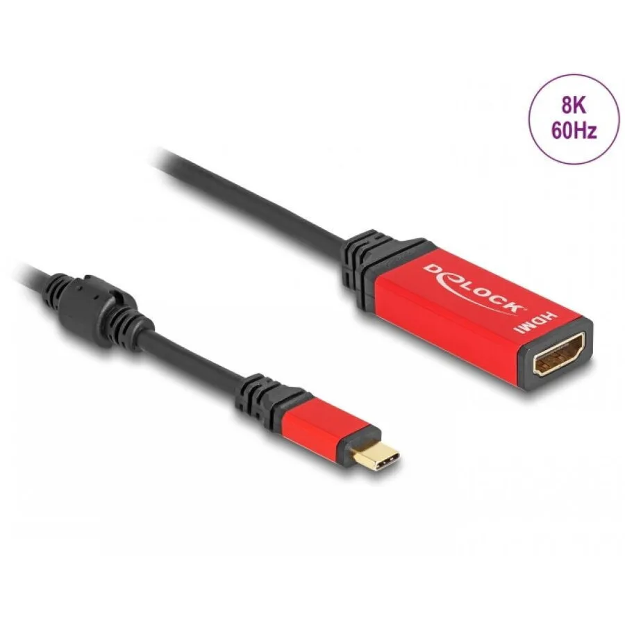 Delock Usb Type C To Hdmi Adapter Dp Alt Mode 8k60hz/4k240hz T-m Hdr Delock 60053 - Image 1