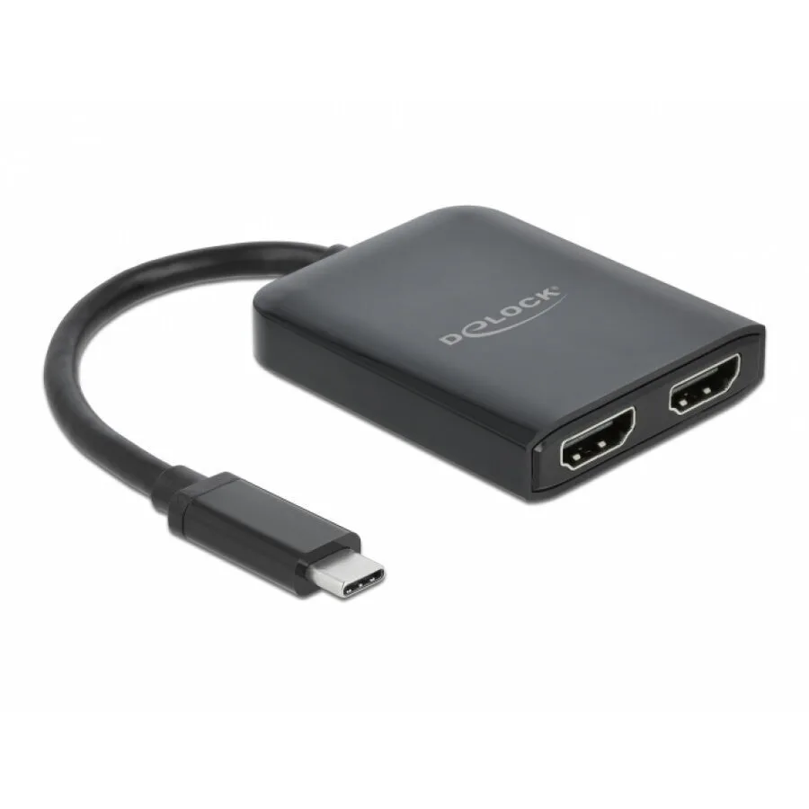 20250924094513_delock_usb_c_adapter_dp_alt_mode_to_2_x_hdmi_mst_vxp_delock_87755.jpeg Delock Usb-c Adapter Dp Alt Mode To 2 X Hdmi Mst Vxp Delock 87755 - Image 1