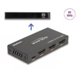 Delock Hdmi Switch 2 Ports 8k60hz/4k144hz Delock 18607