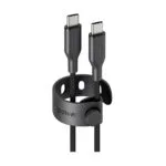 Empower by PanzerGlass USB 2.0 Cable USB-C male - USB-C 60W PD Μαύρο 2m EM94057