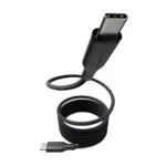 Empower by PanzerGlass Magnetic USB 2.0 Cable USB-C male - USB-C 240W PD Μαύρο 1.5m EM68208