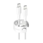Empower by PanzerGlass USB 2.0 Cable USB-C male - USB-C 240W PD Λευκό 1.2m EM77569