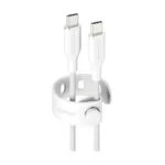 Empower by PanzerGlass USB 2.0 Cable USB-C male - USB-C 60W PD Λευκό 2m EM85432