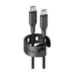 Empower by PanzerGlass USB 2.0 Cable USB-C male - USB-C 60W PD Μαύρο 1.2m EM92155