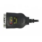 Delock Usb Type C To Serial Rs-232 Db9 Ftdi Led Cable 15 Kv Esd Protection 0.6m Delock 64038