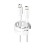 Empower by PanzerGlass USB 2.0 Cable USB-C male - USB-C 60W PD Λευκό 1.2m EM52178