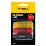 Intenso Rainbow Line 8GB USB 2.0 Stick Πολύχρωμο