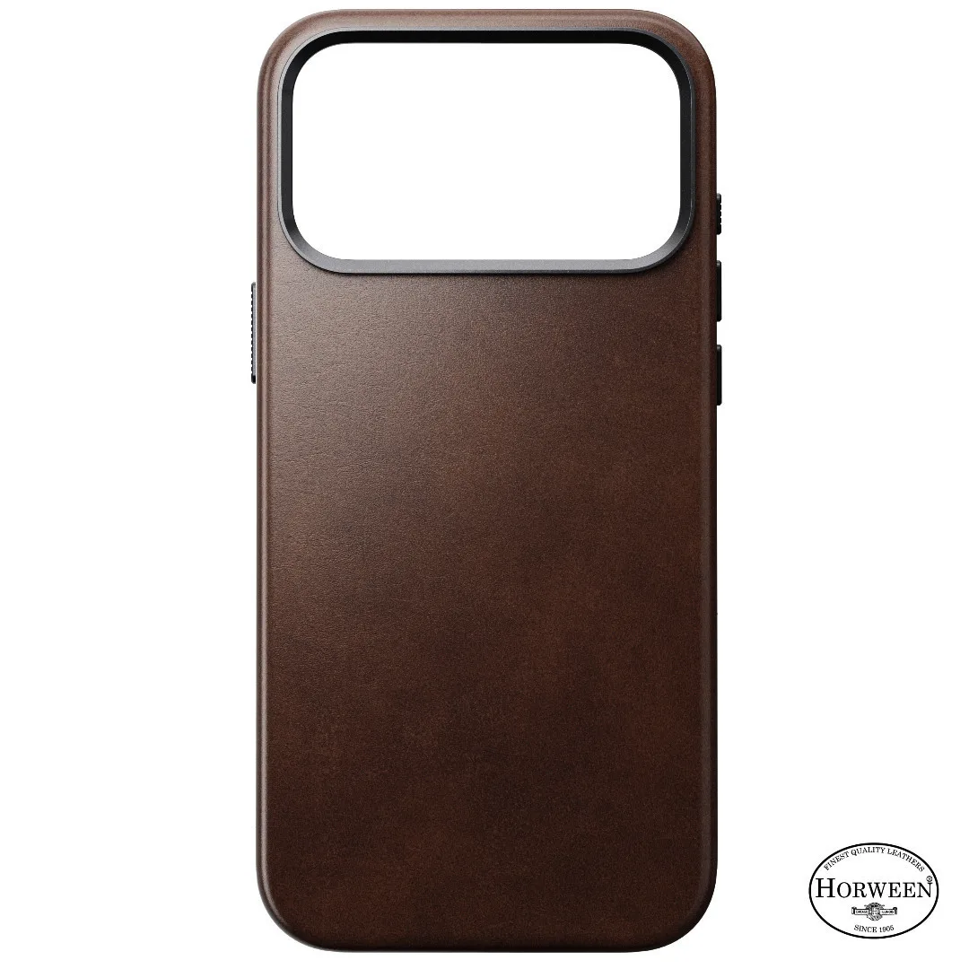 Nomad Rustic Back Cover Δερμάτινο / Σιλικόνης 1.15mm Καφέ (iPhone 17 Pro MaxNokia 2.4) - Image 1