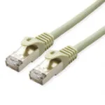 Value S/FTP Cat.6a (Gigabit) Καλώδιο Δικτύου Ethernet 70m Γκρι