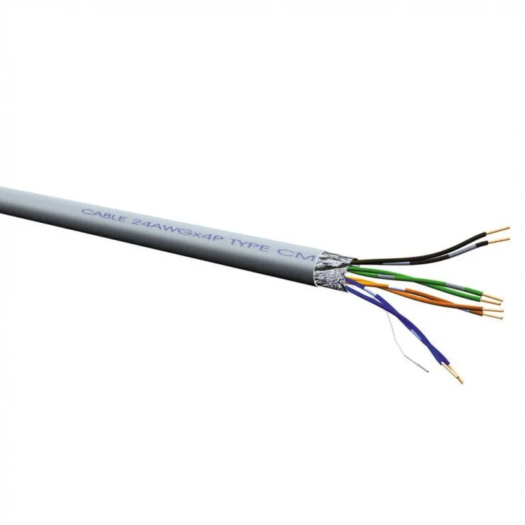 20250925163441_roline_u_utp_cat_5e_kalodio_diktyou_ethernet_100m_1tmch_21_15_0119.jpeg Roline U/UTP Cat.5e (Gigabit) Καλώδιο Δικτύου Ethernet 100m 21.15.0119 - Image 1