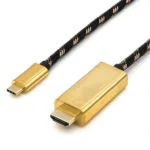 Προσαρμογέας Καλωδίου Roline Roline Gold Usb Τύπου C Hdmi M M 2 M