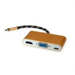 Προσαρμογέας Av Roline Roline Gold Display Adapter Usb Τύπου C Vga Hdmi C Pd
