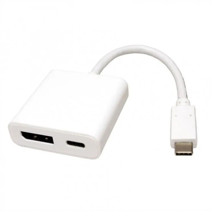 Προσαρμογέας Av Roline Roline Display Adapter Usb Τύπου C Displayport V1.2 + Pd - Image 1