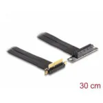 DeLock Κάρτα Riser για Κάθετη Τοποθέτηση PCI Express x4 male 90° angled σε x4 slot 90° angled 88044