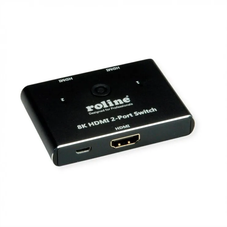 Roline Hdmi Switch 8k60hz 2 Ports Roline 14.01.3592 - Image 1